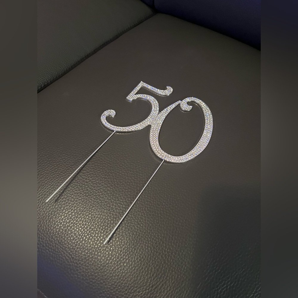 Cake topper- age 50